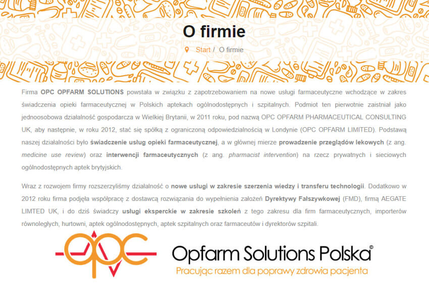 Opfarm Solutions Polska - O firmie